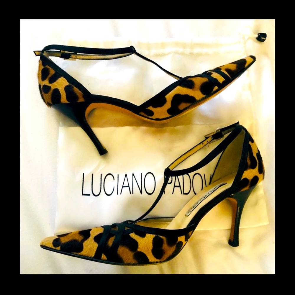 LUCIANO PADOVAN - LEOPARD HEELS